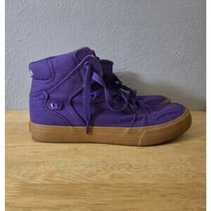 Supra Vaider Women's Size 7.5 High Top Purple Skate Shoes SW28035